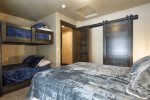 Upper level bedroom 3 with queen and full/full bunks